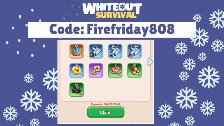 whiteout survival gift codes